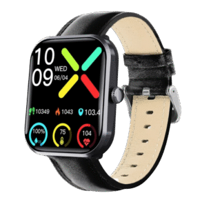 Vigour Health Watch - Black Leather