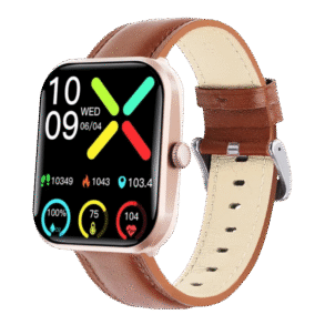 vigour Health Watch Brown Leather